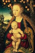 Lucas Cranach Virgin and Child under an Apple Tree china oil painting artist
